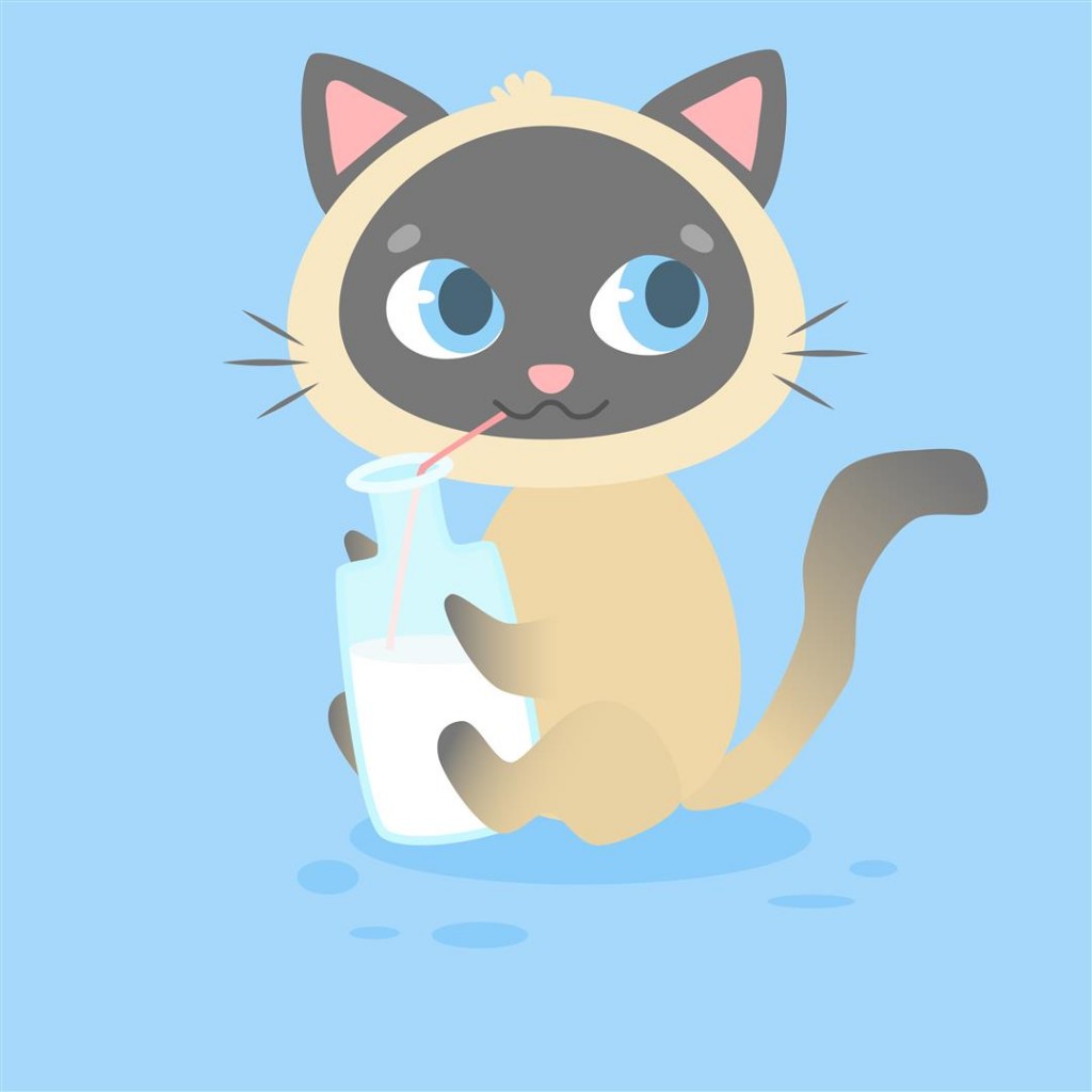 Cartoon Kitten (Large)